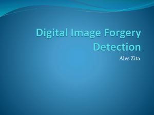 Digital Image Forgery Based on Lens and Sensor Aberration