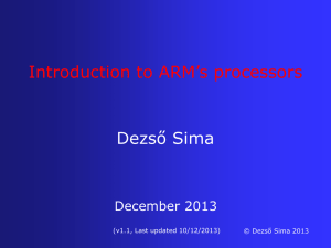 Advanced ARM processors (ARMv4 – ARMv6)