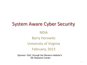 Sys Aware Cyber Sec NDIA Feb Pres