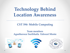 TechnologyBehindLocationAwareness