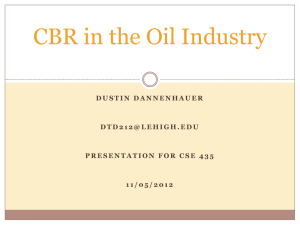 CBR in the Oil Industry - Computer Science & Engineering
