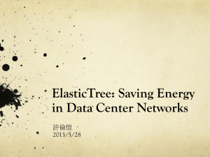 ElasticTree: Saving Energy in Data Center Networks