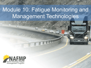 Module 10 - North American Fatigue Management Program