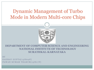 Dynamic Management of Turbo Mode in Modern Multi