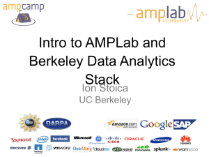 AmpCamp13-intro - UC Berkeley AMP Camp