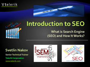 Presentation - seocourse - Безплатен SEO курс