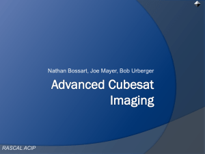 Advanced Cubesat Imaging