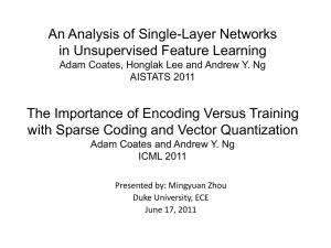 An Analysis of Single-Layer Networks in