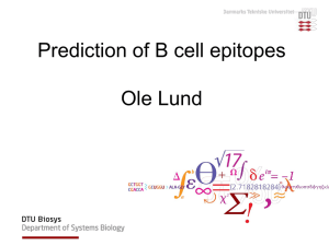 B-cell epitopes