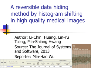 A reversible data hiding method by histogram shifting in high quality