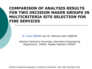 AHP in site selection decision making