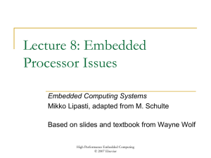 PPT - ECE 751 Embedded Computing Systems
