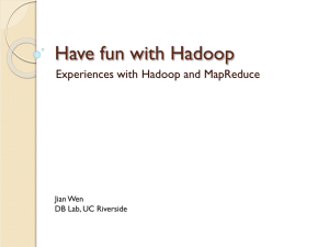 Have fun with Hadoop