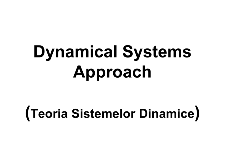 dynamical-system-approach