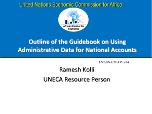 English - Developed by UNECA - United Nations Economic