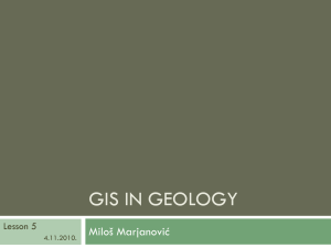 GIS in Geology - milosmarjanovic