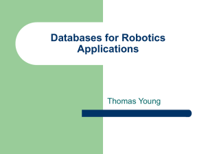 Databases for Roboti..