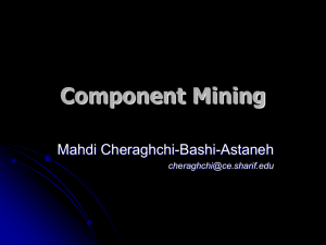 Component Mining - Mahdi Cheraghchi