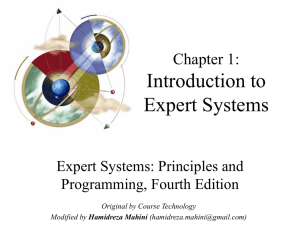 What is an expert system?