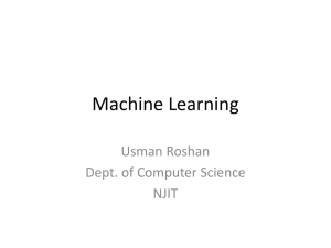Introduction - Department of Computer Science • NJIT