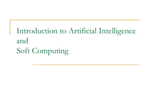 Introduction to Artificial Intelligence and Soft