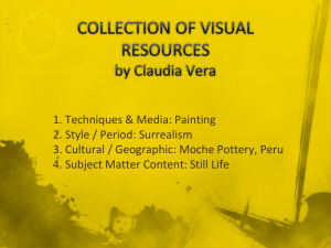 Collection of Visual Resources ARE 4341