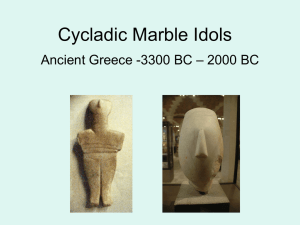 Cycladic Sculptures