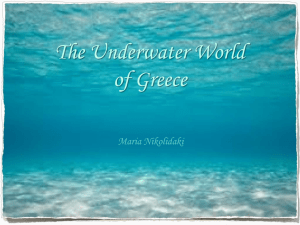 The Underwater World of Greece