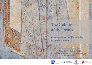 The Colours of the Prince - Direzione Generale per i Beni Archeologici