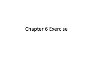 Chapter 6 Exercise