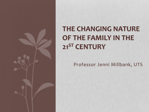 The Changing Nature of the Family in the 21st