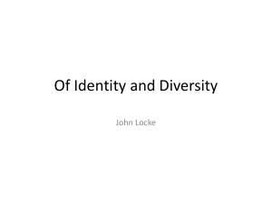 Of Identity and Diversity - University of San Diego Home Pages