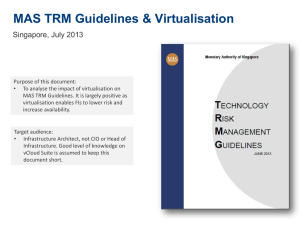 MAS TRM Guidelines n Virtualisation - Technical Analysis