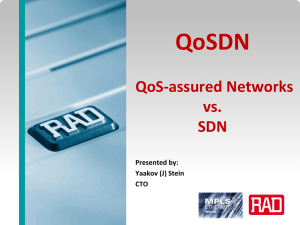 QoS-assured Networks vs. SDN (Paris version)