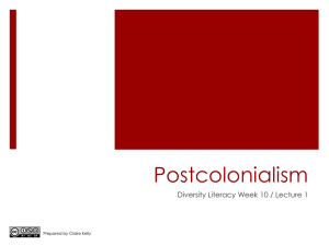10.1 Postcolonialism