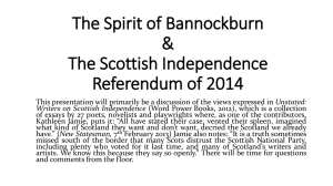 The Spirit of Bannockburn & The Scottish