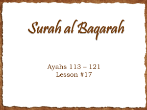 Baqarah113-121_Lesson17_Presentation