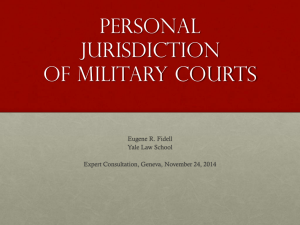 Main Issues in Contemporary global military justice by Eugene Fidell