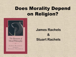 Does Morality Depend on Religion? - James Rachels