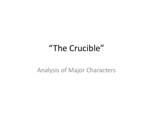 The Crucible - staandbdrama