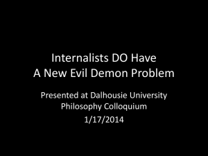 Internalists DO Have A New Evil Demon Problem