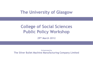 Silver Bullet - University of Glasgow