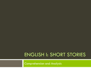 English I: SHORT STORIES - Greer Middle College || Building the