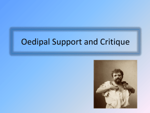 Oedipal Support and Critique - The Richmond Philosophy Pages