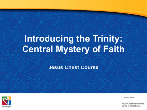 Introduction to the Trinity