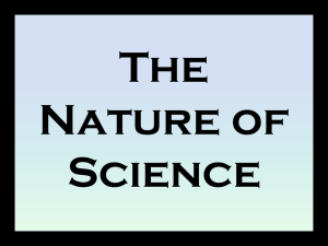 The Nature of Science