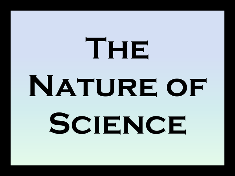 the-nature-of-science