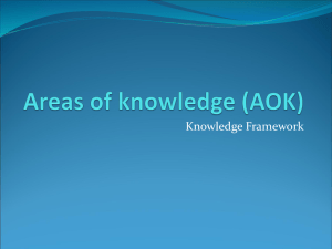 Introduction to AOK and Knowledge Framework PPT.