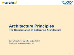 ArchiXL visie op architectuur