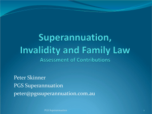 Invalidity and Family Law